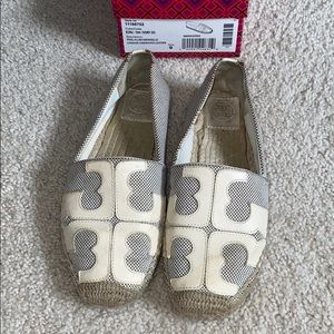 TORY BURCH TAN ESPADRILLES SZ 9